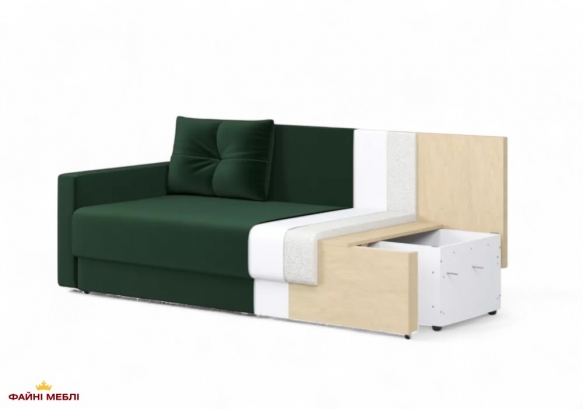 Диван розкладний єврокнижка Sofyno Light / Лайт 226 см 2