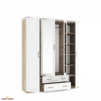 Шафа КС Діана 4 дверна білий 188 см