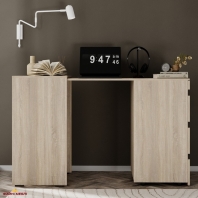 Стол письменный с комодом Art in Head Molli / Молли Дуб сонома