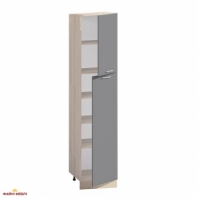  Шкаф П40.214.2Д В.5 для посуды с полками Хай-Тек глянец перламутр