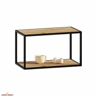 Тумба верхняя В60.36 металл.открытая Атланта глянец