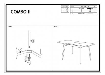 Стол Combo II 0