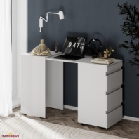 Стол письменный с комодом Art in Head Molli / Молли Белый бриллиант