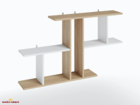 Полка настенная сонома/белый T8