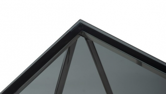 Стол кофейный CP-2 тонированный + серебро 9