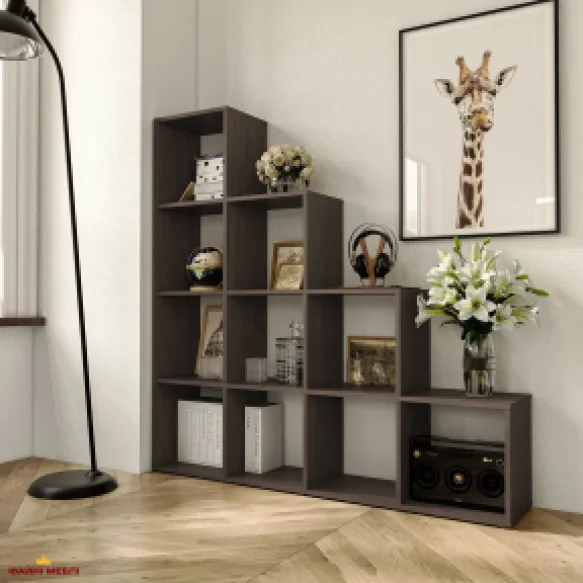 Стелаж венге на 10 комірок GT40