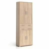 Шкаф REG4D2S/220 BRW Poland Office 2 дверный дуб сонома 80 см