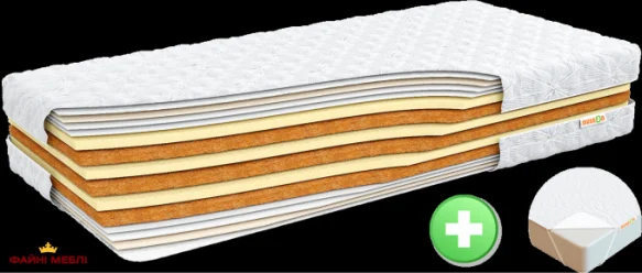 Матрац ЕКОЛАТЕКС DUAL / TM MUSSON