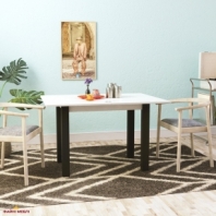 Стол-трансформер Dinner Дуб шамони светлый/венге