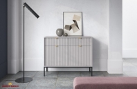 Комод Серый/Черные ножки KSZ104 Nova