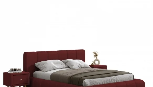 Ліжко м'яке двоспальне Віоріна Деко Подіум 24