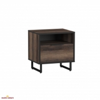 Прикроватная тумба бетонный темный F-0011 Форте