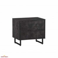 Тумба для обуви бетон темный F-0004 Форте