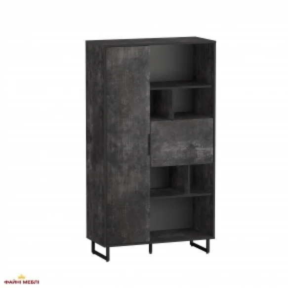 Стелаж комбі бетон темний F-0006 Форте