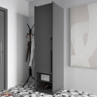 Шафа Морелі R-0002 Рамо 1 дверна антрацит 52 см