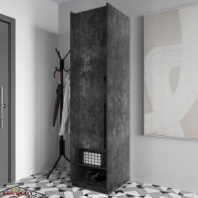 Шафа Морелі R-0002 Рамо 1 дверна бетон темний 52 см