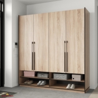 Шкаф Морели R-0008 Рамо 4 дверный сонома со штангами 197см