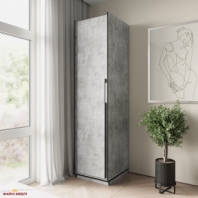 Пенал Морели R-0012 Рамо 2 дверный бетон со штангой 100 см