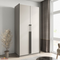 Шафа Морелі R-0014 Рамо 2 дверна кашемір зі штангою 100 см