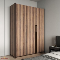 Шкаф Морели R-0015 Рамо 3 дверный дуб кверкус с полками 150 см