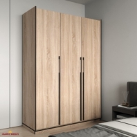 Шкаф Морели R-0015 Рамо 3 дверный сонома с полками 150 см