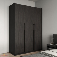 Шкаф Морели R-0015 Рамо 3 дверный венге с полками 150 см