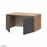 Антресоль висока Дорос Ронді графіт 2-дверна 82 см 0