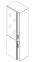 Витрина левая 60 L Ирен 0