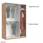 Шкаф-купе 2.0 зеркало Рома 3