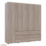 Шафа Дорос Гелар дуб сонома 5 дверна 193,7 см 5