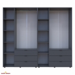 Шафа Дорос Гелар графіт 6 дверна 232,5 см 2