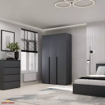 Шкаф распашной комбинированный трёхдверный Art In Head №12 Light, ширина 120 см 0 Шкаф распашной комбинированный трёхдверный Art In Head №12 Light, ширина 120 см 0