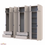 Шафа для одягу Дорос Лукас кашемір 7 дверна 300 см 0