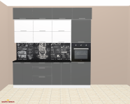 Кухня Фарбований високий глянець АКЦІЯ! 1