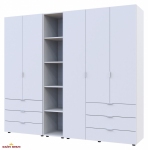 Шафа Дорос Гелар білий з Етажеркою 5 дверна 231,9 см 0