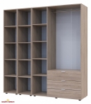 Шафа Дорос Гелар дуб сонома з 2 Етажерками 3-х дверна 192,6 см 0