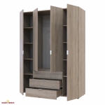 Шафа для одягу Дорос Гелар дуб сонома 4-х дверна 155 см 0