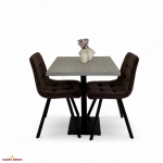 Стіл в стилі Лофт Pocker / Покер MebliRoMax 70 см ЛДСП 36 мм 2