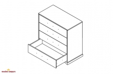 Комод KOM4S Стемма 0