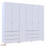 Шафа Дорос Гелар білий 6 дверна 232,5 см 5