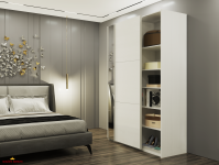 Шкаф-купе с зеркалом Дорос G-Caiser белый/белый 2 дверный 160 см 0