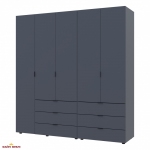 Шафа Дорос Гелар графіт 5 дверна 193,7 см 6