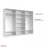 Шафа 6дв Міромарк Рамона 6 дверна дуб крафт 275 см 3