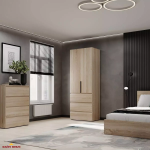  Шафа у спальню дводверна з ящиками Art In Head Light 80 см 3