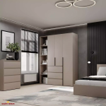 Шкаф распашной комбинированный трёхдверный Art In Head №8 Light, ширина 160 см 3 Шкаф распашной комбинированный трёхдверный Art In Head №8 Light, ширина 160 см 3