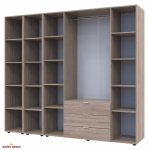 Шафа Дорос Гелар дуб сонома з 2 Етажерками 4-х дверна 231,4 см 0