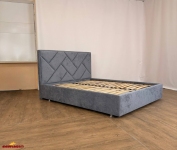 Кровать мягкая Городок меблі Дебора с подъемным механизмом и нишей для белья 6