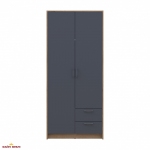 Шкаф для одежды Дорос Ронди графит 2 дверный 82 см 2