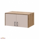 Шафа для одягу Дорос Ронді кашемір з дзеркалом та антресоллю 2 дверна 82 см 4