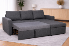 Кутовий диван розкладний дельфін Анжело Меблі Стиль 223 х 151 см 4